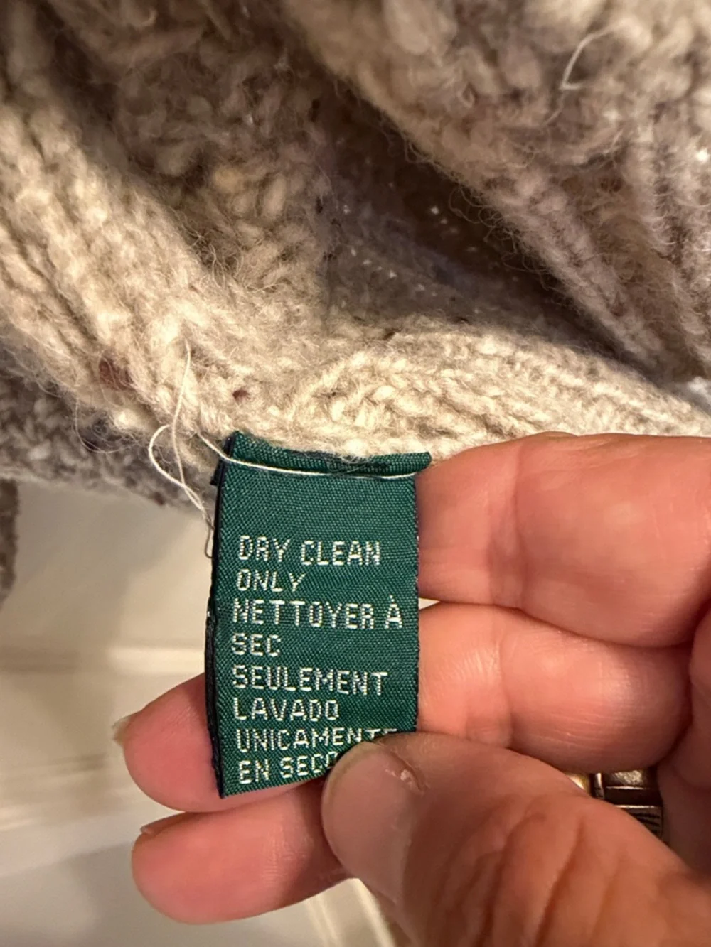 Vintage NWT Lauren Ralph Lauren wool Cardigan